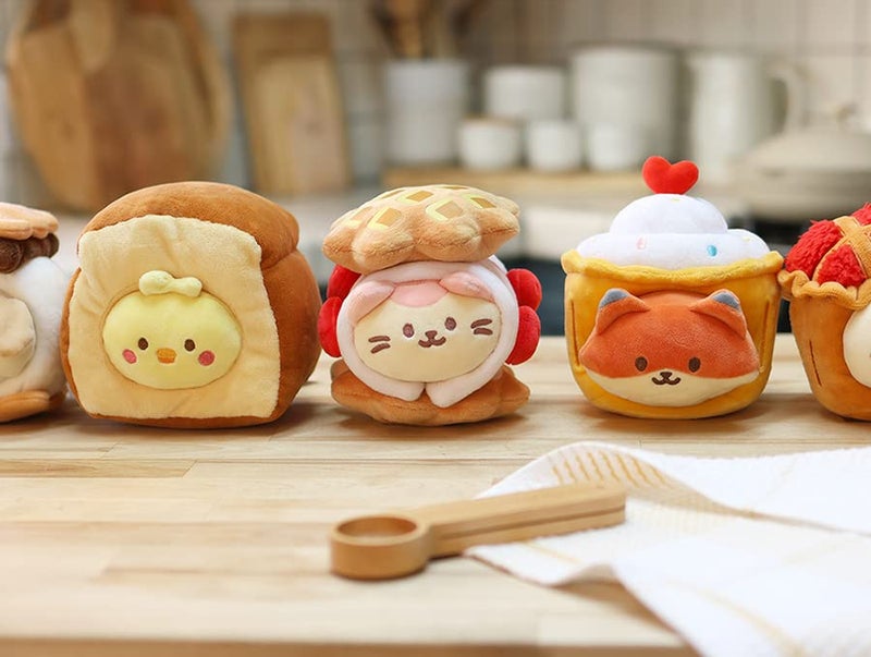 Anirollz Stuffed Animal Plush Toy - 6"" Small Bakery Theme Outfitz Plush Doll | Soft  Squishy  Warm  Cute  Comfort  Safe | Birthday Gift Pillow with Bunny Rabbit in Cherry Pie Bunniroll - Image 3